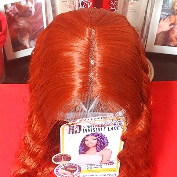 Motown Tress HD Lace Front Crimp Wig-14 inch (Color Available: Copper) - Picture 5 of 15